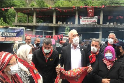 CHP'li Durmaz'dan İkizdere direnişine destek