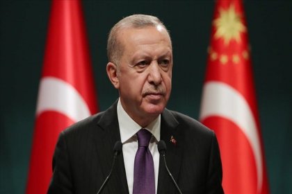 Erdoğan: Ayasofya'nın dirilişi bir kez daha hayırlı olsun