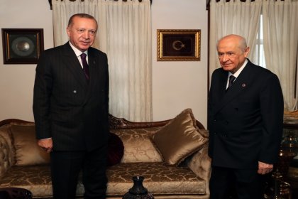 Erdoğan, Bahçeli’yi evinde ziyaret etti