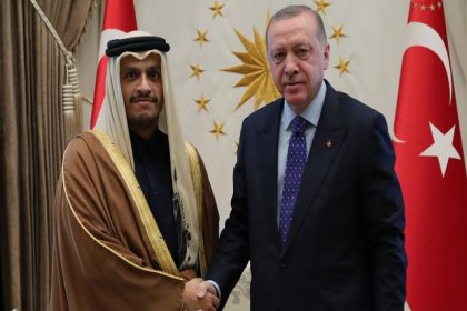 Erdoğan, Katar Dışişleri Bakanı Al Sani ile görüştü