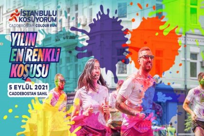 'İstanbul'u Koşuyorum' yarışlarının Caddebostan etabı, Colour Run temasıyla düzenlenecek