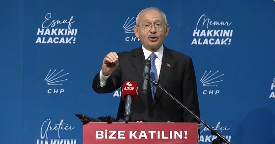 Kılıçdaroğlu, Erzurum'dan seslendi; 'Ey Bay Kemal, bu 128 milyar doları hortumlayanlardan hesap sor diyorsanız, bize katılacaksınız!