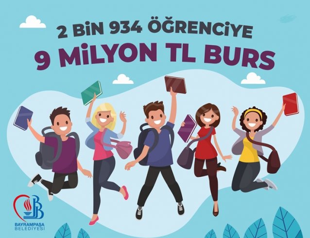 Bayrampaşa Belediyesi’nden 2 bin 934 öğrenciye toplamda 9 milyon TL burs