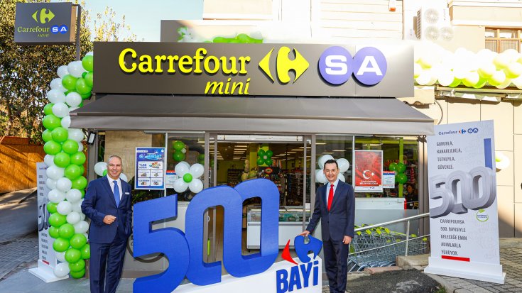 CarrefourSA 500 Bayiye Ulaştı