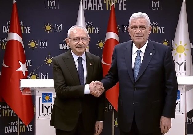 Kemal Kılıçdaroğlu, İYİ Parti Genel Başkanı Müsavat Dervişoğlu'nu ziyaret etti