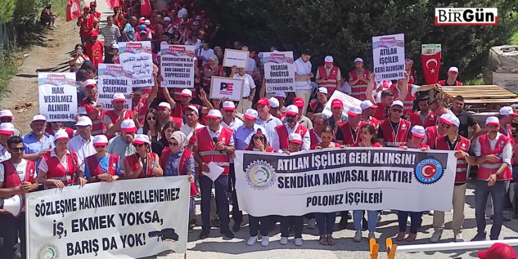 Polonez işçisi birkez daha fabrikaları önünde saldırıya uğradı!