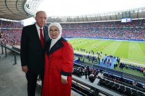 Erdoğan, Türkiye-Hollanda maçını izledi