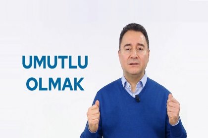 Ali Babacan 2025 yılının kavramını seçti: Umutlu olmak