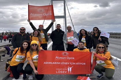 Atasun Optik çalışanları 46. İstanbul Maratonu’nda LÖSEV için koştu