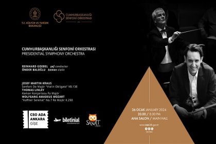 Cumhurbaşkanlığı Senfoni Orkestrası Alman Şef Prof. Reinhard Goebel yönetiminde özel bir konsere hazırlanıyor