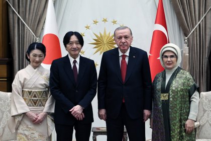 Erdoğan, Japonya Veliaht Prensi Akishino Fumihito ile görüştü