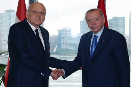 Erdoğan, Lübnan Başbakanı Mikati ile görüştü