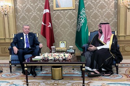 Erdoğan, Suudi Arabistan Veliaht Prensi Muhammed bin Selman ile bir araya geldi