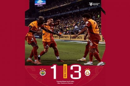 Galatasaray, Fenerbahçe'yi sahasında 3-1 yendi