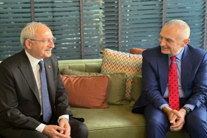 Kemal Kılıçdaroğlu, Arnavutluk önceki dönem Cumhurbaşkanı ve Özgürlük Partisi Genel Başkanı Ilir Meta ile görüştü