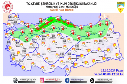 Meteoroloji'den Karadeniz bölgesi için yağış uyarısı