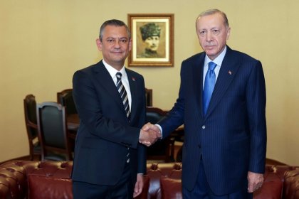 Özgür Özel, Cumhurbaşkanı Recep Tayyip Erdoğan ile bir araya geldi