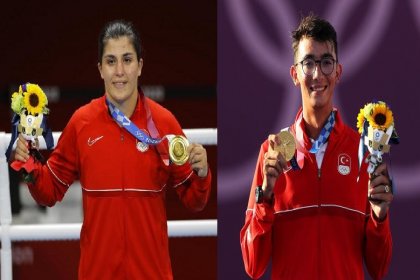 Paris 2024 Olimpiyat Oyunları'nın açılış töreninde Türk bayrağını milli boksör Busenaz Sürmeneli ile milli okçu Mete Gazoz taşıyacak