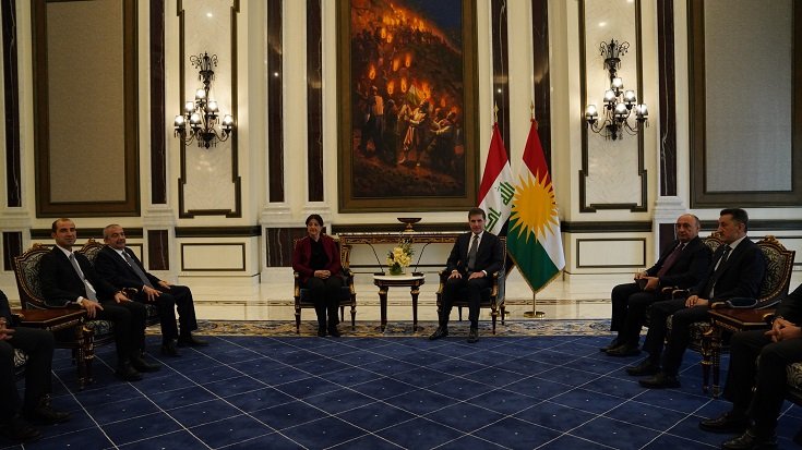 DEM Parti İmralı Heyeti Neçirvan Barzani ile görüştü