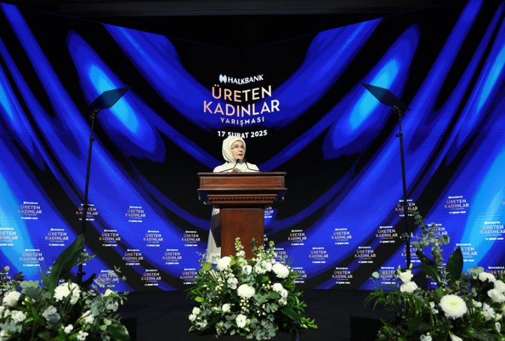 Emine Erdoğan, 'Halkbank Üreten Kadınlar Yarışması Ödül Töreni'ne katıldı