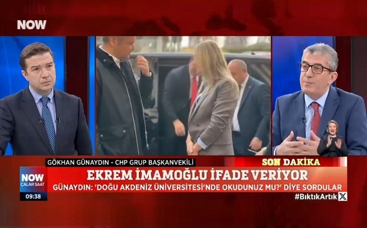 Gökhan Günaydın açıkladı; Ekrem İmamoğlu'nun ifadesi başladı ilk soru, Doğu Akdeniz Üniversitesi'nde okudunuz mu?