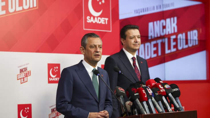 Özgür Özel, Saadet Partisi ziyaretinde konuştu: açılan soruşturma TÜSİAD’ın açıklamalarını doğrulamıştır!