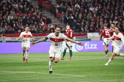 A Millî Takımımız, Macaristan'ı deplasmanda 3-0 mağlup ederek ilk kez UEFA Uluslar A Ligi'ne yükseldi