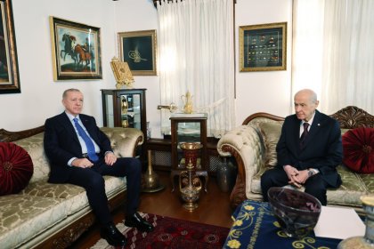 Erdoğan, MHP Genel Başkanı Devlet Bahçeli'yi evinde ziyaret etti