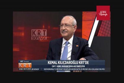 Kemal Kılıçdaroğlu, KRT TV canlı yayınında; Türkiye, Suriye'ye demokrasiyi götürmeli. Biz, Suriye halklarıyla akrabayız!